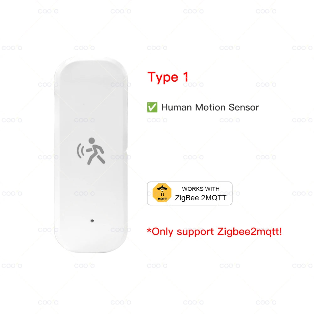Zigbee 10G MmWave Radar Motion Sensor Human Detector with Illuminance Temperature Humidity Sensor Support Tuya Zigbee2MQTT
