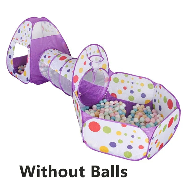 Children Ball Pool Baby Balloon Playpen Portable Kids Tent Ball Pit Crawling Tunnel Kid Playground Yard Room Pool Kids Gifts