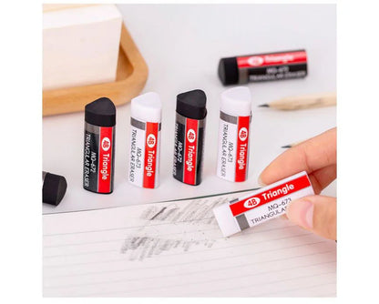 2-8-32 pcs Lytwtw's Stationery 4B Triangle Novelty Erasers Rubber Kawaii School Office Supplies Creative Eraser
