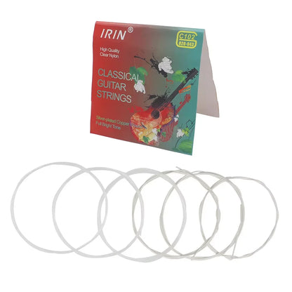 6 Pcs Strings Classical Guitar Strings Black Clear Nylon Guitarra Strings Sliver Plated Copper Wound String Guitar Accessories