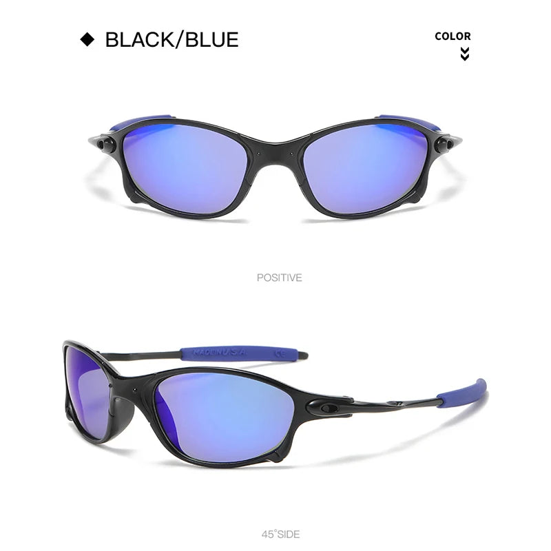 Colorful Sport Sunglasses Sun Glasses Goggles UV400 Windproof Sunglasses For Men Women Retro De Sol Masculino