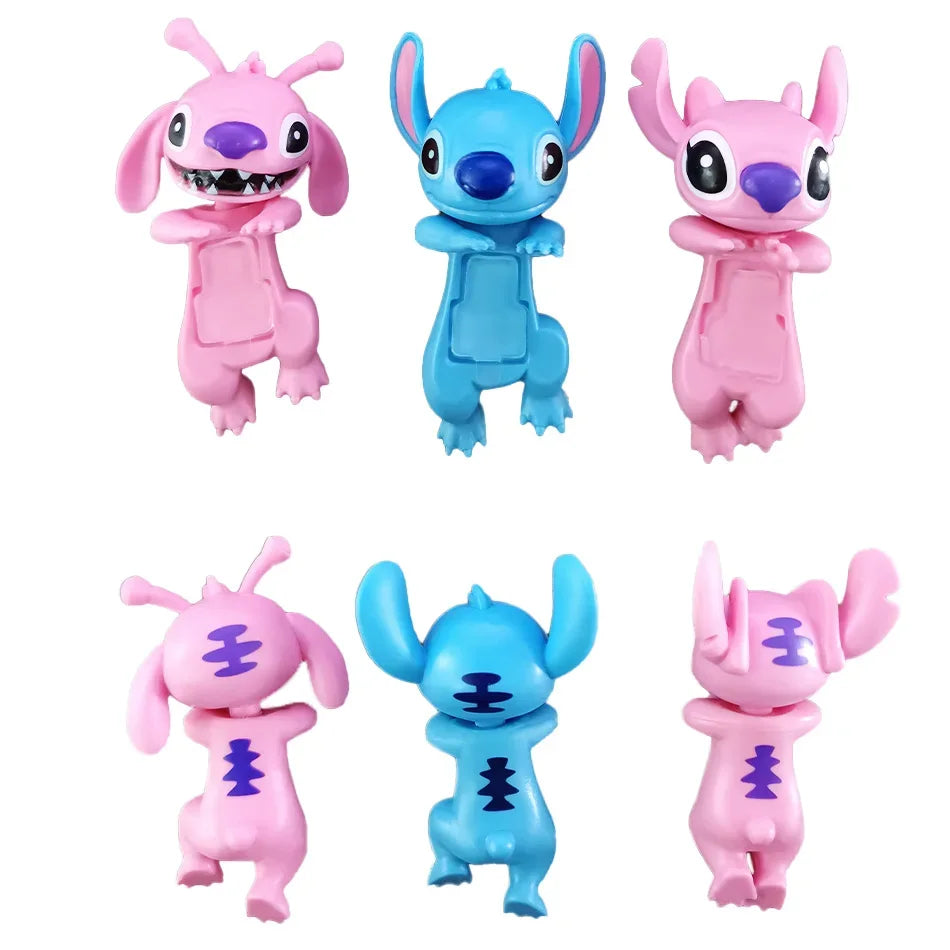 New STITCH Surprise Angel Blind Box Party Angel Mysterious Blind Box Cute Anime Figures Christmas Gifts Model Doll Kids Toys