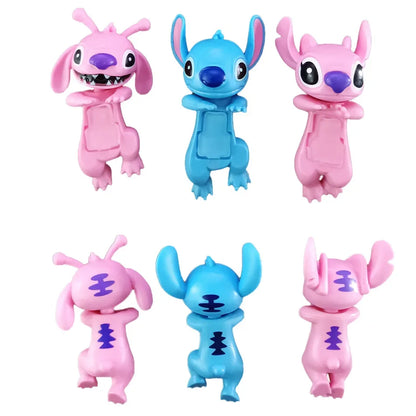 New STITCH Surprise Angel Blind Box Party Angel Mysterious Blind Box Cute Anime Figures Christmas Gifts Model Doll Kids Toys