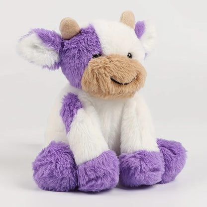 Sitting Cow Plush Toys Super Soft Skin-friendly Sleep Companion Doll Interesting Realistic Animal Doll Birthday Gifts For Friend