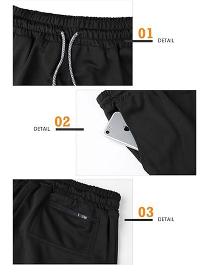 Anime Berserk Performance Shorts Men 2-in- Running Compression Shorts Training Yoga Gym Sportswear Workout Shorts with Pockets
