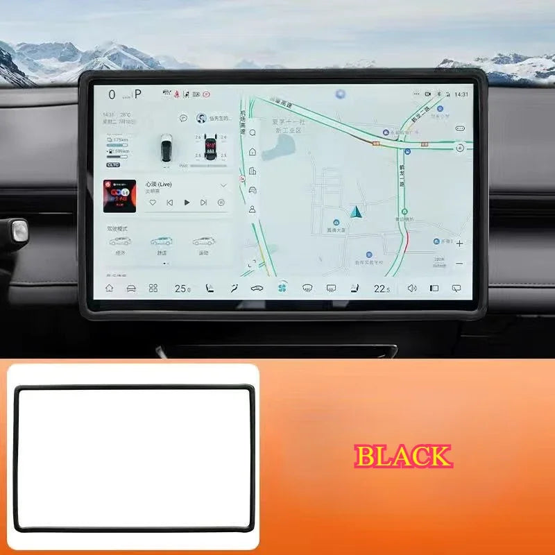 For Changan Deepal S07 S7 2024 Car Central Control Navigation Screen Display Protective Cover Silicone Frame Auto Accessories