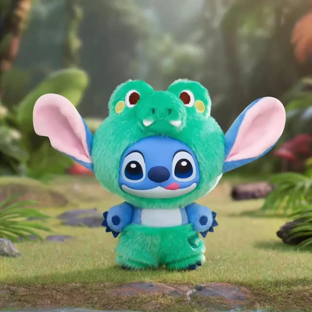 NEW Disney Stitch Wild Animal Series Blind Box Plush Dolls Pendant Cute Doll Ornament Mystery Box Surprise Toys Gifts