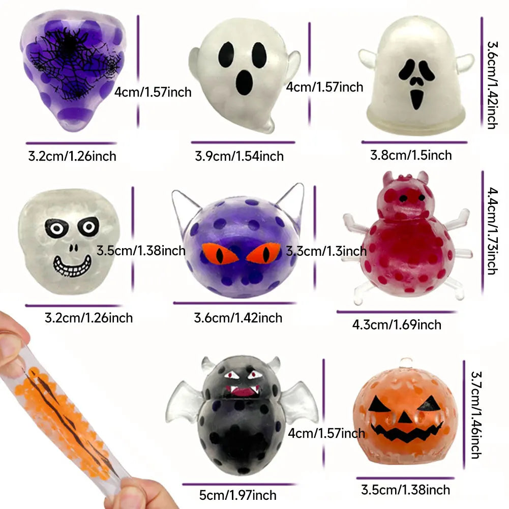 Washable Multi Style Halloween Children's Gifts Can Be Squeezed To Relieve Stress Parties Holidays Funny Props Gifts