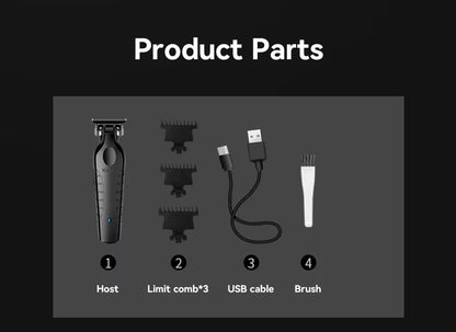 Kemei Professional Electric Hair Clippers USB Rechargeable Barber Trimmer Men's Electric Shaver Clippers KM-2299 KM-1102 Kit