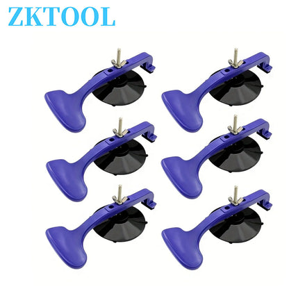 Upgraded 6pcs Suction Cup Clamp Kit For Car Convertible Glass Windshield Top Repair Adhesive Class Clamp Kit With Sponge Pad