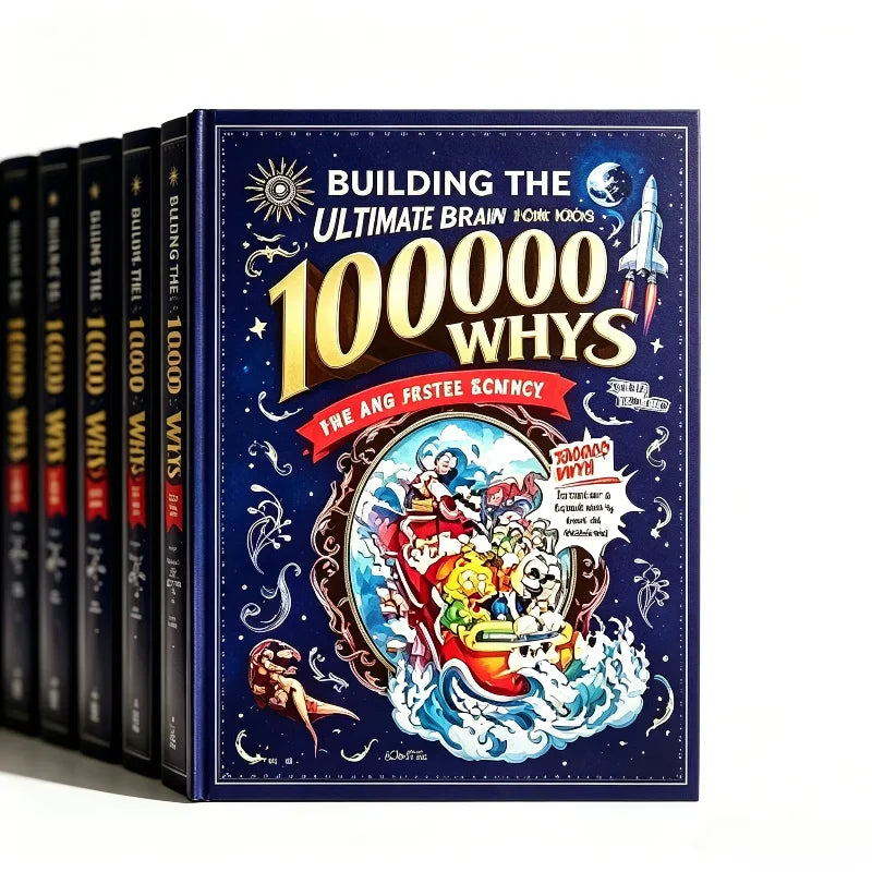 1/2 Books Set Murphy's Law & 100000 Whys Kids Science Humor Educational Storybooks English Early Reading Gifts for Children