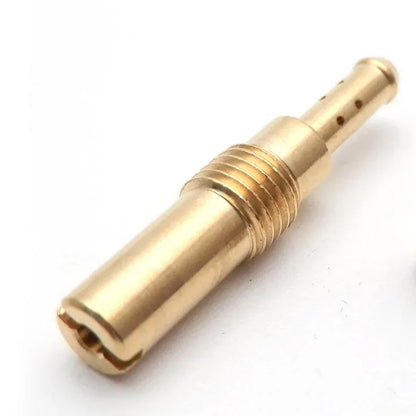 New Carburetter Pilot Jet Slow Jet 28mm In Length with a 5mm Round Head for Motorcycle Keihin Carb Carburetor Size 25-50