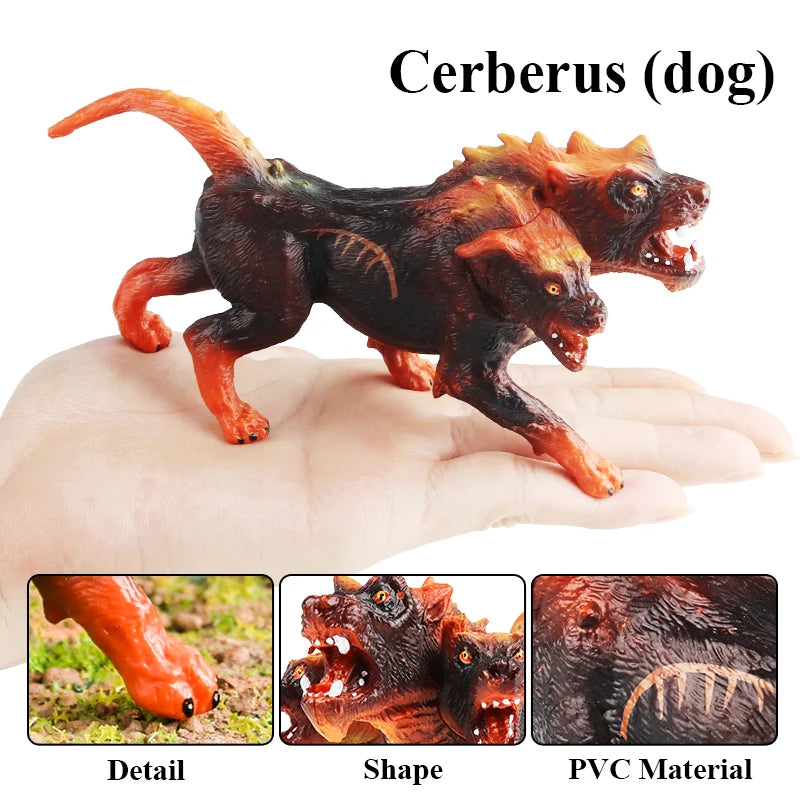 Oenux Mythical Dinosaur Dragon Tiger Golem Lion Snowmen Cattle Model Action Figures Artistical Decoration Collection Kid  Toy
