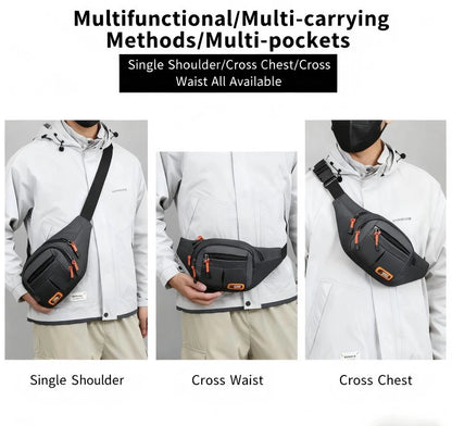 HOMEFISH Mobile Waist Bag For Men And Women Multifunctional Large Capacity Anti Splash Business Wear-resistant Construction Site
