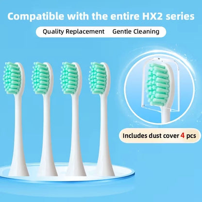 Replacement Toothbrush Head For Philips HX2033/HX2421/ HX2431/HX2451/HX2461/HX2471/HX2023 With Cover Brush Head Free Shipping