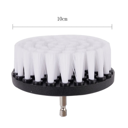 4 Inch Soft Drill Brush Car Soft Brush Drill Kit Bathroom Kitchen Auto Care Cleaning Tools For Cleaning Carpet & Leather