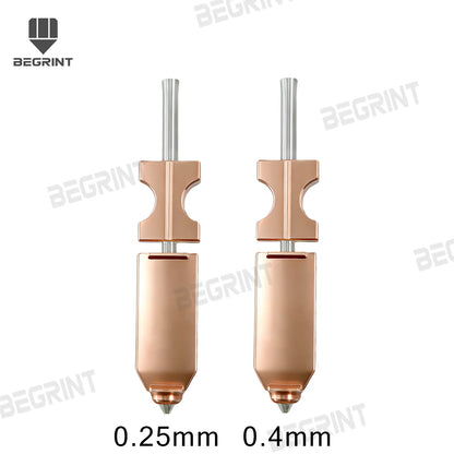 For FlashForge Ad5x Nozzle HTR 550°C Hardened 0.25 0.4 0.6 0.8 32mm³/s High Flow Ad5x Accessories Quick-Detachable Ad5x Hotend