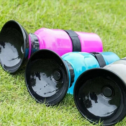 500ml Outdoor Portable Pet Dog Cat Water Bottle Extrusion Large Dog Travel Water Cup Drinking Water Feeder Bowl for Pet
