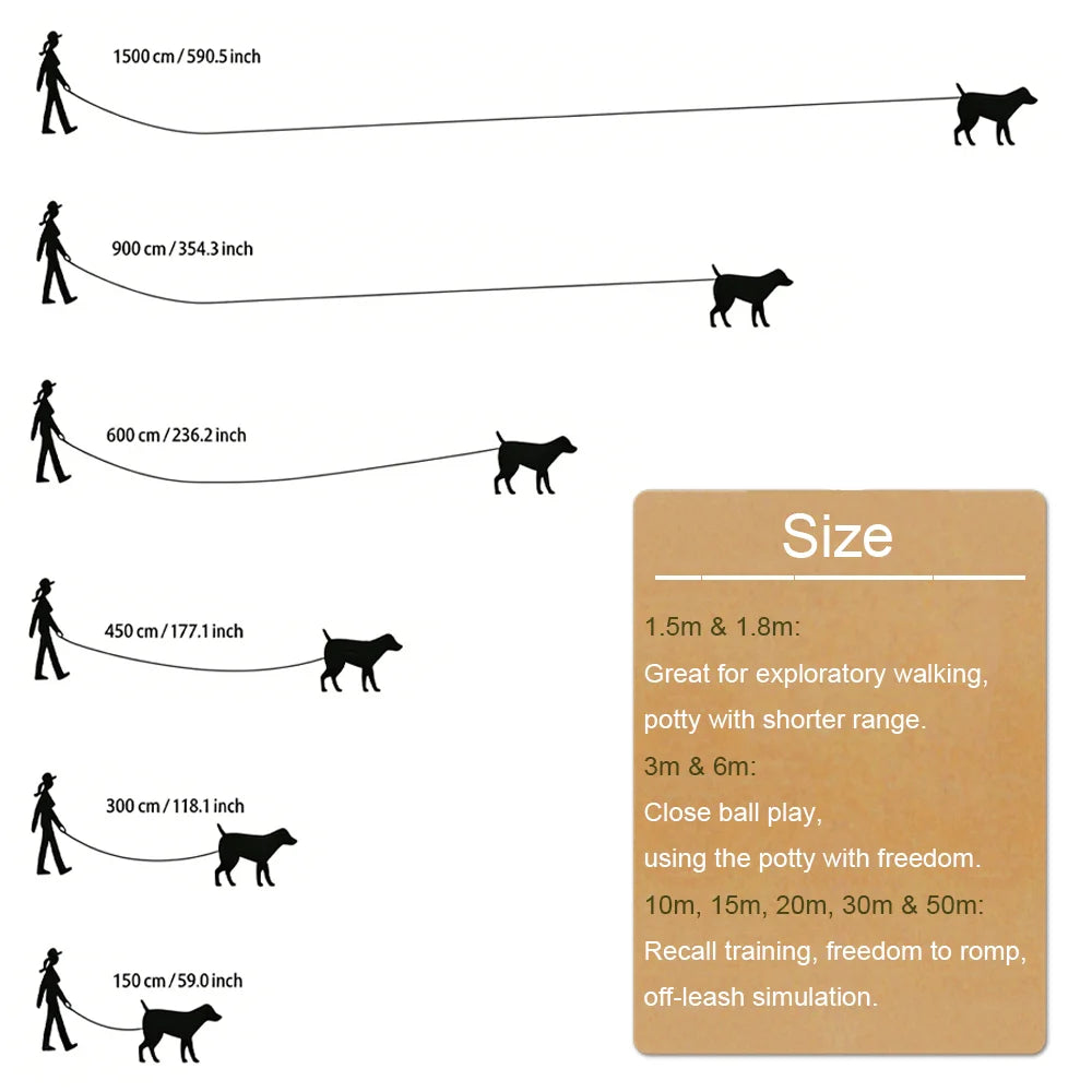 Long Pet Leash Strong Nylon Dogs Traction Belt For Small Large Dogs Cats Outdoor Training Puppy Lead Walking German Shepherd Sup