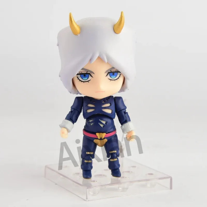 Aixlan#2027 JoJo's Bizarre Adventure Figure Weather Report Cute Edition 10cm JOJO PVC Action Figure Amine Collectible Figurine