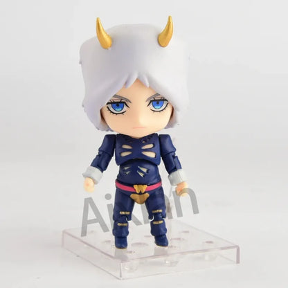 Aixlan#2027 JoJo's Bizarre Adventure Figure Weather Report Cute Edition 10cm JOJO PVC Action Figure Amine Collectible Figurine