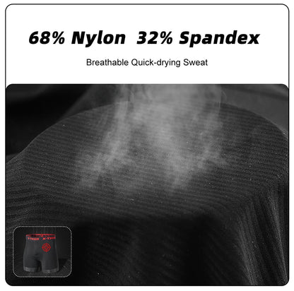 X-TIGER Men's Cycling Underwear Shorts 5D Padded Sports Riding Bike Bicycle MTB Liner Shorts with Anti-Slip Leg Grips