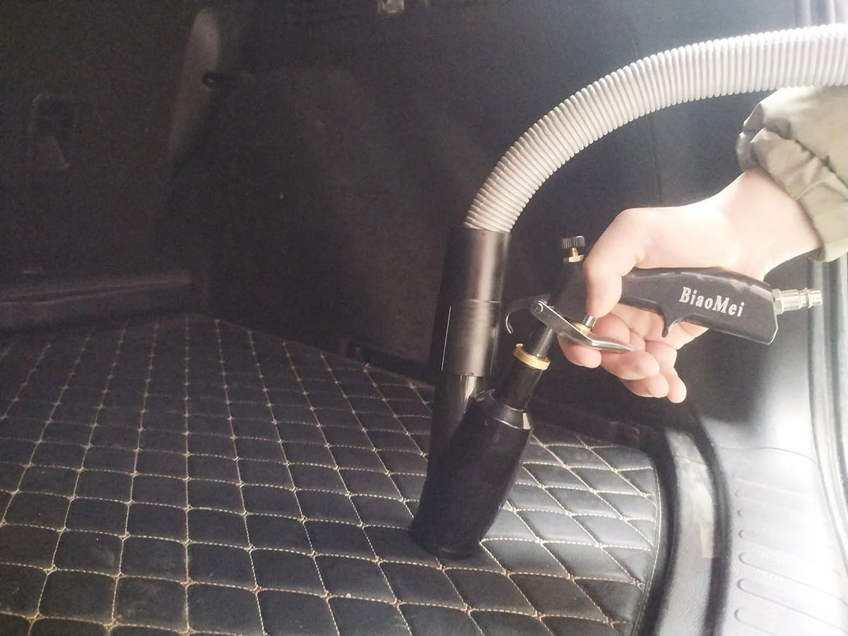 Car Interior Detailing Air Blow Tornado Gun & Vacuum Gun, Cleaning Tornado Gun Quickly Blasts Dirt and Dust