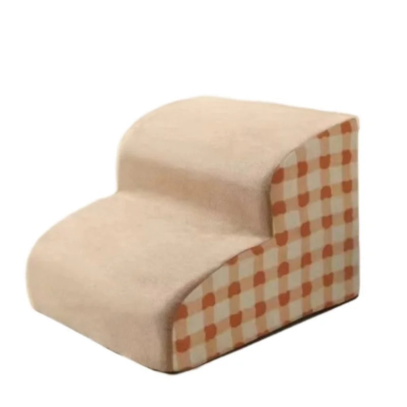 2 Steps Pet Staircase Dog Slope Ladder Anti-slip Detachable Stable And Non-collapsing Memory Foam Rebound Washable Sofa Steps