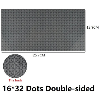 Single Double Sided Classic Base Plates Blocks Plates  32x32 16x16 16x32 Dots DIY Simulated scene Building block base Toy