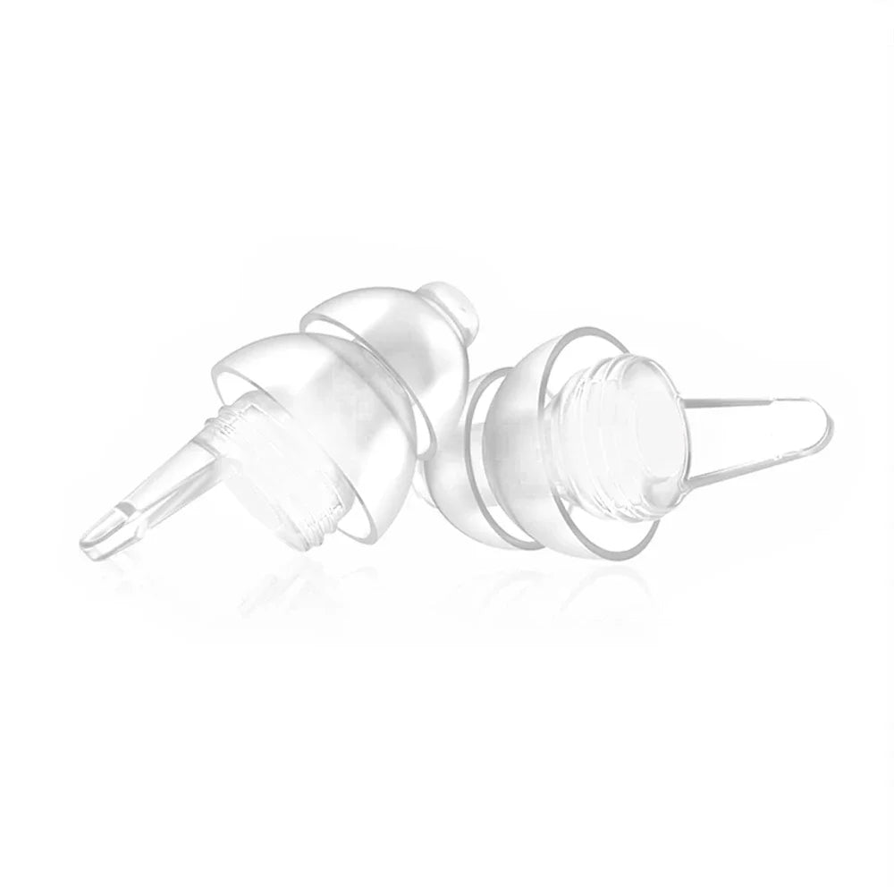 HUAK High Fidelity Silicone Ear Plugs for Noise Cancelling Washable Reusable Musicians Motorcycles Sleeping Work, Study, Swim