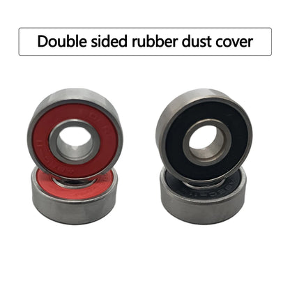 8PCS ABEC-11 High-Speed Bearing 608RS Is Suitable for Skateboard Long Board Inline Roller Skates, Ice Skates, and Low-Noise