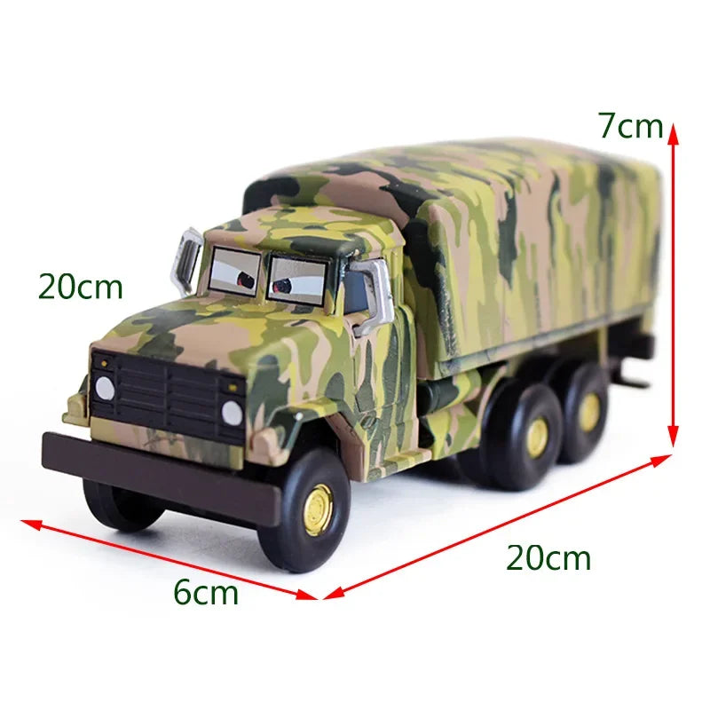 Disneyalloydie-castDisney Pixar car Bigfoot ice cream bar tall car glasses McQueen truck toy car model toy car gift for children