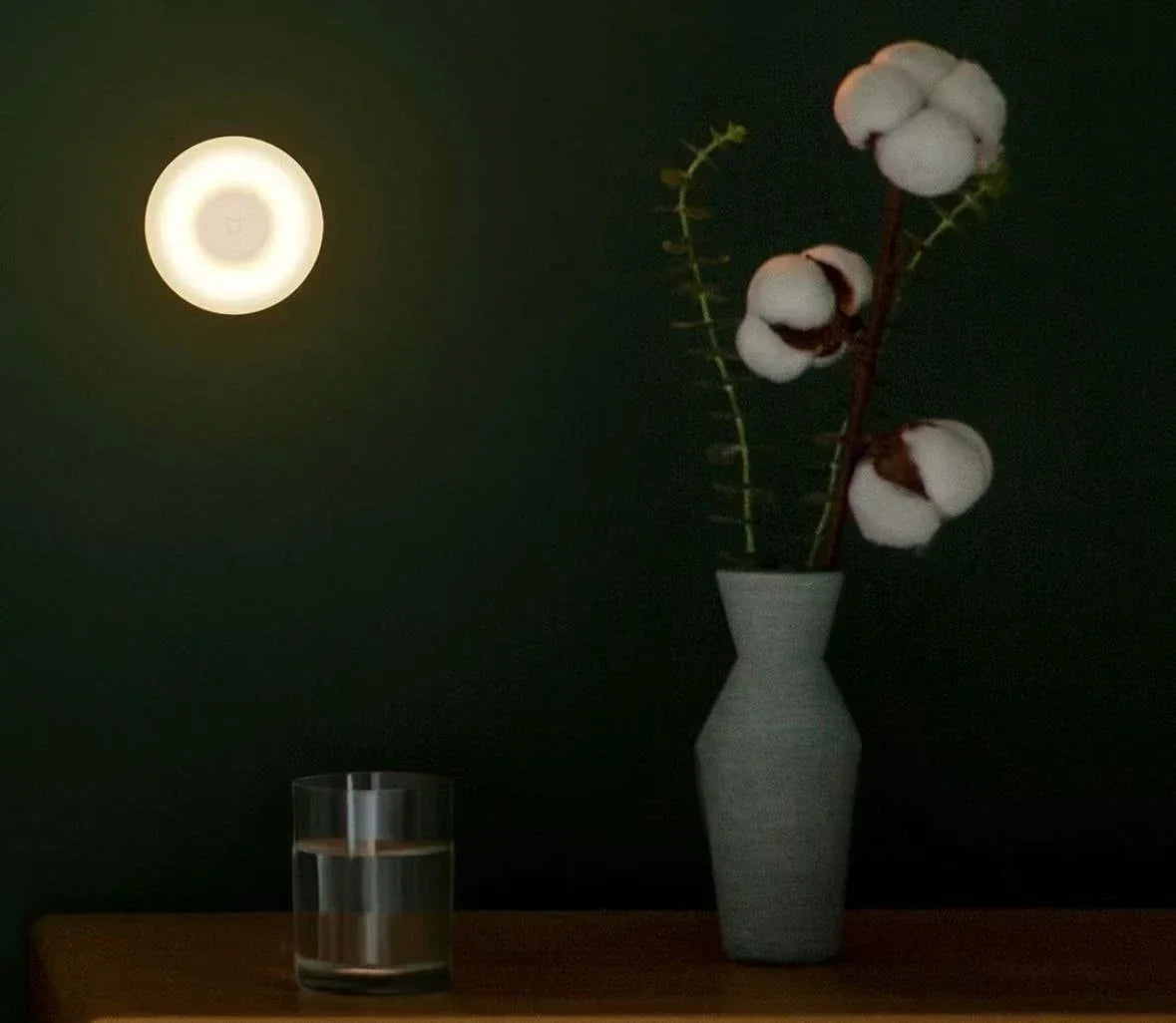 Original Mijia Night Light 2 Smart Motion Sensor, Dimmable Brightness Auto Light Sensing Bedside Lamp for Bedroom Kids Adults