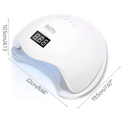 YIKOOLIN SUN5 48W LED UV Lamp for Nails Drying With 4 Timers Automatic Sensor All Gel Professional Nail Art Tools Accessories