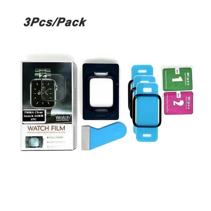 Install Tray Screen Protector for Apple Watch Ultra 49mm Series10 42mm 46mm For iWatch 9 8 7 6 5 4 3 SE 45mm 41mm 44mm 40mm 38mm