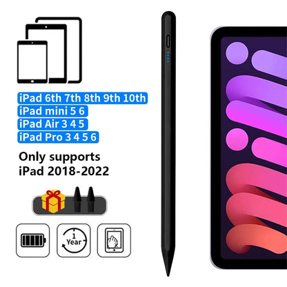 Pencil for Apple iPad with Palm Rejection Stylus Pen for iPad Air M2 Pro 13 Pro 12.9 10 Gen 7th 8th 9th 10.2 for iPad Pencil