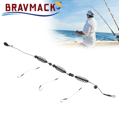 1pc Fishing Hook Artificial Lure Bait Cage Set Fish Feeder Baitholder Anzol Peche Catfish Jig Carp Fishing Tackle Barbed Hook