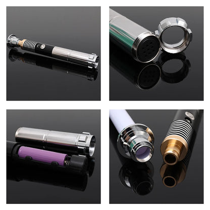 Luke RGB Lightsaber Laser Sword Metal Flashing Rave Cosplay Toys Soundfonts Force FX FOC Blaster Toy  Espada Sabre De Luz