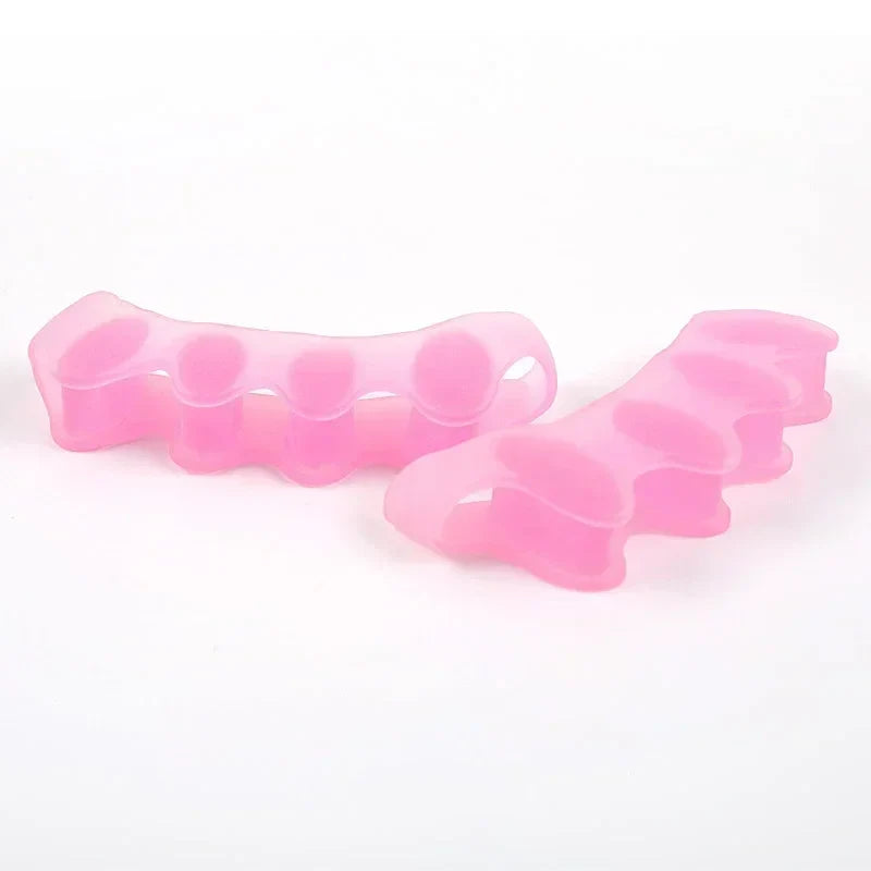 Silicone Toe Separators Correcting Bunions and Restoring Toes Toe Spreaders Toe Straightener for Overlapping Toes Foot Care Tool