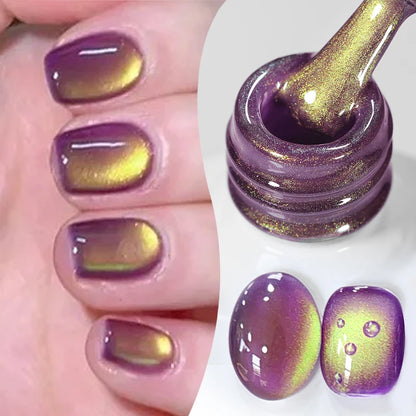 BORN PRETTY 10ml Brown Purple Black Red Cat Magnetic Gel Polish Manicure Soak Off UV Gel Nail Art Varnish Autunm Winter Nails