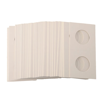 1 Set Coin Storage Stamp Holder Square Cardboard Case Coin Album Collection Coin Holders Flip Clip Coin Capsules Cover Storage