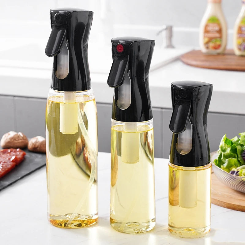 500/300/200ml Oil Sprayer for Cooking Air Fryer Oil Spray Bottle Mister for Kitchen Baking Olive Salad Refillable Oil Dispenser