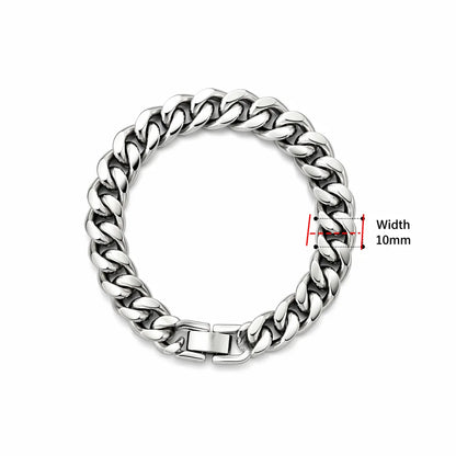 Stainless Steel Braided Double Row Front and Rear Fish Scale Alloy Magnetic Buckle Bracelet with Keel Jewelry New Model