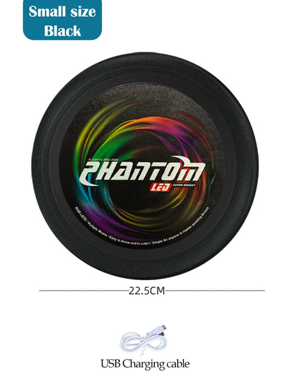 LED Flying Disc, Noctilucence Colorful Outdoor Leisure Toys Various Lighting Changes Lightweight and Fun Sport Game Gifts