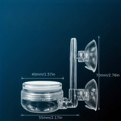 1PC Aquarium Oxygen Pump With Air Diffuser, Acrylic Transparent Silent Low-pressure Air Disc