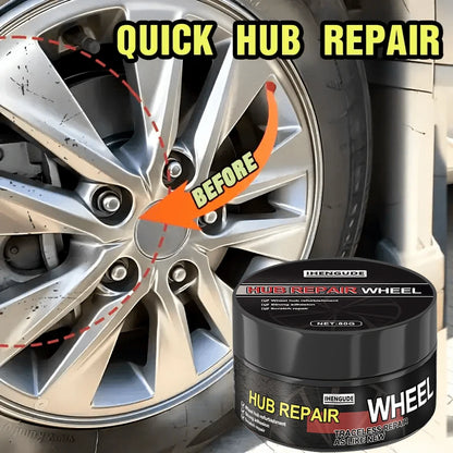 Universal Wheel Hub Repair Kit - Alloy Wheel Scratch Repair Tool, Car Scratch Repair Wax, Scratch Remover and Oxidation Cleaning Repair Paste