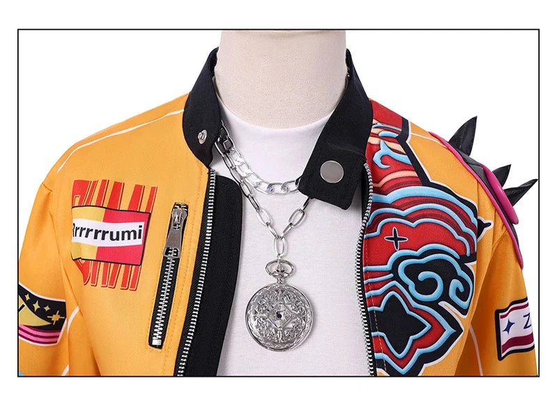 2026 KPop Rumi Cosplay Costume Wig Women Girls Halloween Carnival Comic-con Party Role Playing Outfits