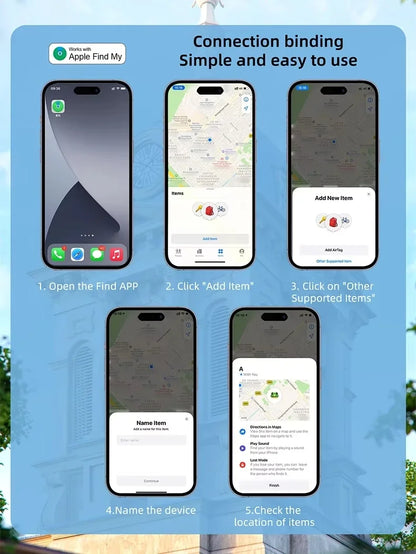 Mini Tracking Device For Apple Find My Key Smart iTag Child Finder Pet Car GPS Lost Tracker Smart Bluetooth Tracker IOS System