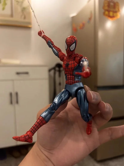 Hot CT Toys SpiderMan Mafex 075 Figure The Anazing Spiderman Comic Ver Mafex 185 Action Figure Figurine Model Toys Kids Gifts