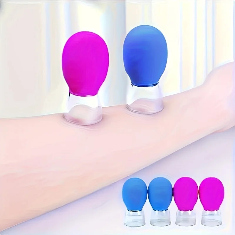10PCS/5PCS/2PCS - Mini Facial Meridian Cup Suction Cup, Facial Cupping Device, No Battery Required